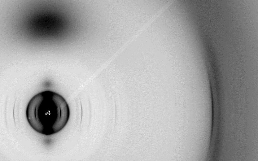 signal de microdiffraction RX