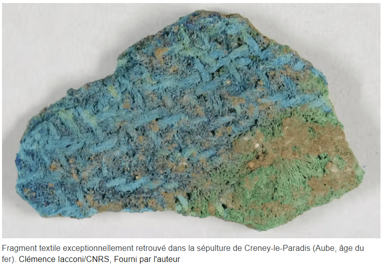 3D imaging is revolutionising archaeological research on ‘fossilised’ textiles