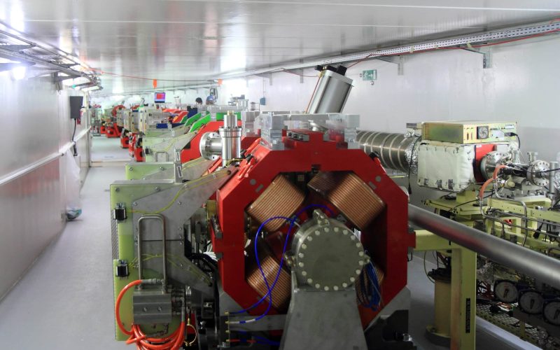 machine synchrotron produisant des rayons X