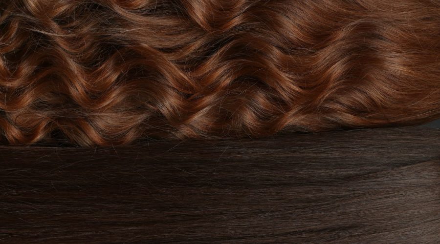 curly straight hair texture