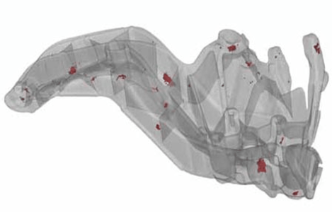Visualisation des défauts en 3D par le logiciel LOGITOM - Novitom
