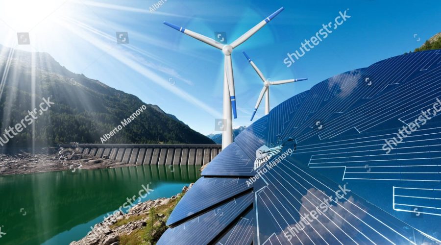 stock-photo-renewable-energy--with-solar-panel-wind-with-wind-turbines-rain-with-dam-for-hydropower-5702006898crop